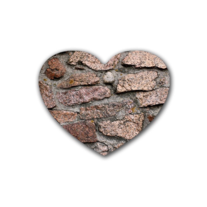 CEMENTED ROCKS Heart Coaster (4 pack) 