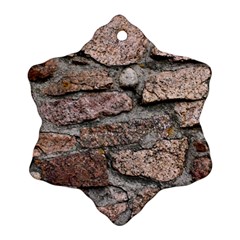 Cemented Rocks Snowflake Ornament (2-side)