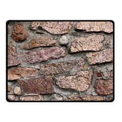 Cemented Rocks Double Sided Fleece Blanket (small) 