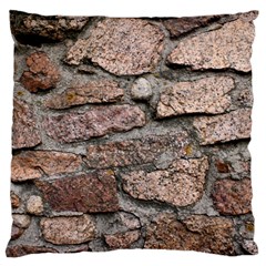 Cemented Rocks Large Flano Cushion Cases (one Side)  by trendistuff