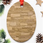 BLOCK WALL 2 Ornament (Oval) 