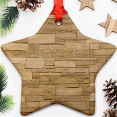 Block Wall 2 Ornament (star)  by trendistuff