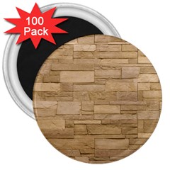 Block Wall 2 3  Magnets (100 Pack) by trendistuff