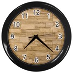 BLOCK WALL 2 Wall Clocks (Black)