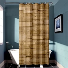 Block Wall 2 Shower Curtain 36  X 72  (stall)  by trendistuff