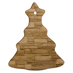 Block Wall 2 Christmas Tree Ornament (2 Sides)