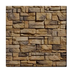 Block Wall 1 Tile Coasters by trendistuff