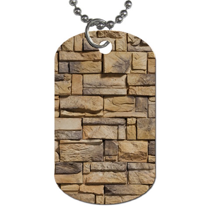 BLOCK WALL 1 Dog Tag (One Side)