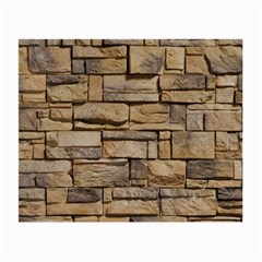 Block Wall 1 Small Glasses Cloth (2-side) by trendistuff