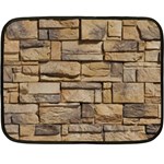 BLOCK WALL 1 Fleece Blanket (Mini) 35 x27  Blanket