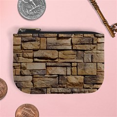 Block Wall 1 Mini Coin Purses by trendistuff