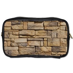 Block Wall 1 Toiletries Bags by trendistuff