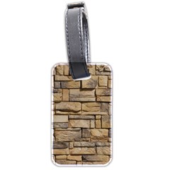 Block Wall 1 Luggage Tags (two Sides) by trendistuff