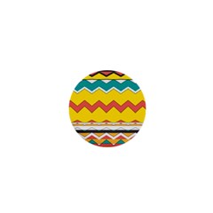 Zig Zag 1  Mini Button