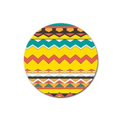 Zig Zag Magnet 3  (round) by LalyLauraFLM