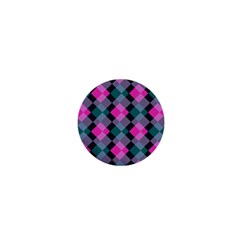 Argyle Variation 1  Mini Button