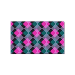 Argyle Variation Sticker Rectangular (10 Pack) by LalyLauraFLM