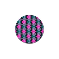 Argyle Variation Golf Ball Marker by LalyLauraFLM