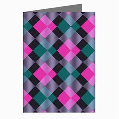 Argyle Variation Greeting Cards (pkg Of 8) by LalyLauraFLM