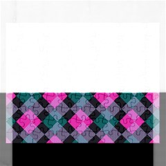 Argyle Variation Jigsaw Puzzle (rectangular) by LalyLauraFLM