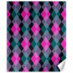 Argyle Variation Canvas 8  X 10  by LalyLauraFLM