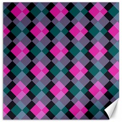 Argyle Variation Canvas 20  X 20 