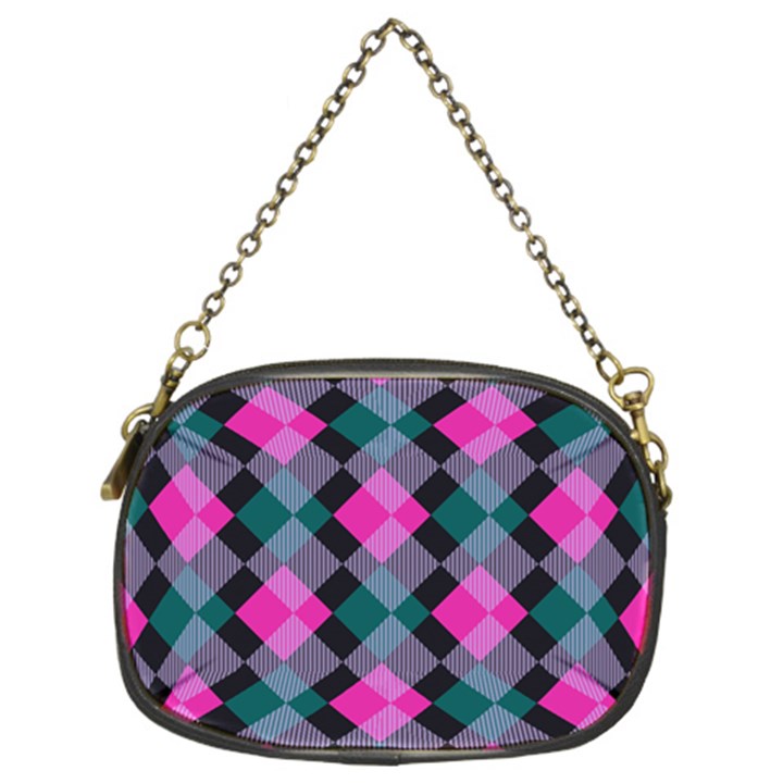 Argyle variation Chain Purse (Two Sides)