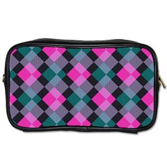 Argyle Variation Toiletries Bag (two Sides) by LalyLauraFLM