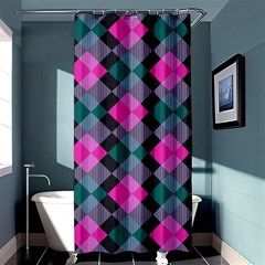 Argyle Variation	shower Curtain 36  X 72 