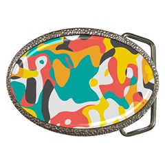 Cubist Art Belt Buckle by LalyLauraFLM