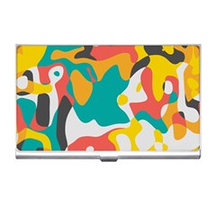 Cubist Art Business Card Holder