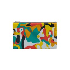 Cubist Art Cosmetic Bag (small) by LalyLauraFLM