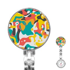 Cubist Art Stainless Steel Nurses Watch by LalyLauraFLM