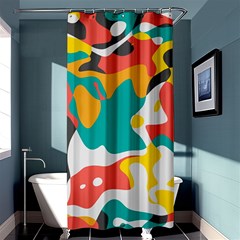 Cubist Art	shower Curtain 36  X 72 