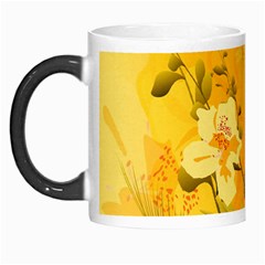 Wonderful Soft Yellow Flowers With Dragonflies Morph Mugs by FantasyWorld7