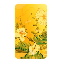 Wonderful Soft Yellow Flowers With Dragonflies Memory Card Reader by FantasyWorld7