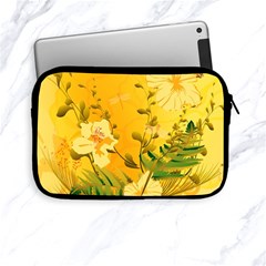 Wonderful Soft Yellow Flowers With Dragonflies Apple Ipad Mini Zipper Cases by FantasyWorld7