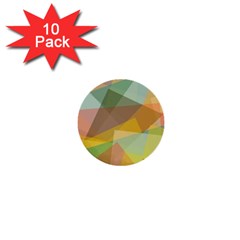 Fading Shapes 1  Mini Button (10 Pack) 