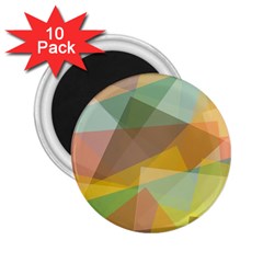 Fading Shapes 2 25  Magnet (10 Pack) by LalyLauraFLM