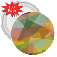 Fading Shapes 3  Button (100 Pack)