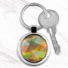 Fading Shapes Key Chain (round)