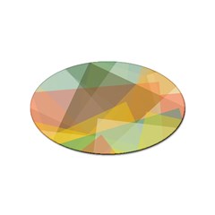 Fading Shapes Sticker (oval) by LalyLauraFLM