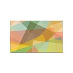 Fading shapes Sticker (Rectangular) Front