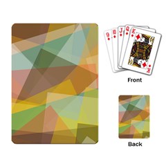 Fading Shapes Playing Cards Single Design by LalyLauraFLM