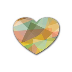 Fading Shapes Heart Coaster (4 Pack)