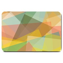 Fading Shapes Large Doormat by LalyLauraFLM