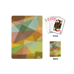 Fading Shapes Playing Cards (mini) by LalyLauraFLM