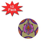 Mandala 1  Mini Buttons (10 Pack) 