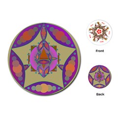 Mandala Playing Cards (round) 