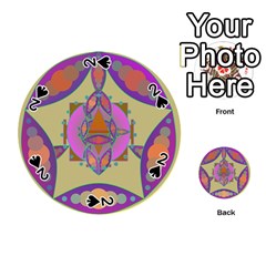 Mandala Playing Cards 54 (round)  by Valeryt